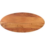 Stolna ploča 140x50x2,5 cm ovalna od masivnog drva bagrema