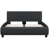  Okvir za krevet od umjetne kože s LED svjetlom crni 120x200 cm | shoptok.hr