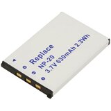 AVIZAR Baterija za fotoaparat Casio NP-20 Li-ion 3.7V 630mAh 2.3Wh, (5000309889) | Shoptok.si