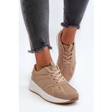 Kesi Women's Platform Sneakers Brown Lenivia cene