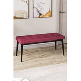 Hanah home klupa Pera Bench, 105 cm, bordo / crna | Eponuda.com