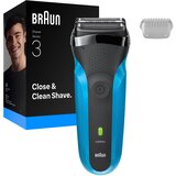 Braun brijac Serija 3 310s za mokro i suho brijanje, plavi. | shoptok.hr