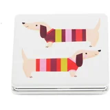 Kozmetično povečevalno ogledalo 7x7 cm Sausage Dog –