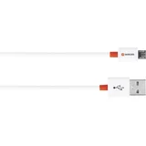 USB kabel USB 2.0 USB-A vtič\, USB-mikro-B vtič 1.00 m bela 2700202-E, (20417392)