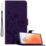 Cadorabo Xiaomi Mi 10T/Mi 10T PRO in klasična temno modra - ovitek v cvetličnem dizajnu z magnetnim zapiranjem, stoječo funkcijo in režami za kartice, (20860404) | Shoptok.si