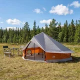 šator s krovom Siva i narančasta 800 x 800 x 430 cm