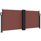  Zložljiva stranska tenda rjava 100x1000 cm | Shoptok.si