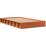 vidaXL Okvir kreveta voštano smeđi 75 x 190 cm od masivne borovine | shoptok.hr