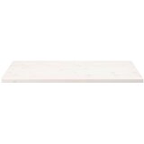  Ploča za stol bijela 100x50x2,5 cm masivna borovina pravokutna | shoptok.hr