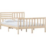  Posteljni okvir iz trdnega lesa 140x200 cm, (20647575) | Shoptok.si