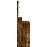  Toaletni stolić LED boja dimljenog hrasta 80 x 41 x 144,5 cm | Eponuda.com