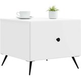  Kava Stol s ladicama Bijela 49 x 50 x 40 cm Konstruirano drvo | shoptok.hr
