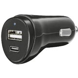 Trust adapter brzi auto punjač USB-C&USB za telefone i tablete/crna Cene