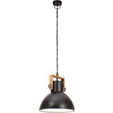  Industrijska viseća svjetiljka 25 W crna okrugla 30 cm E27 | shoptok.hr