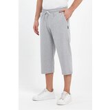 Dewberry 92406 Adjustable Elastic Waist Mens Capri-GREY | Shoptok.si