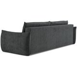 Makamii Tamno siva sklopiva sofa od šenila 230 cm Leila – | shoptok.hr
