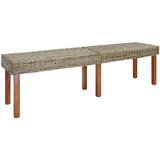  Klupa Bež 160 x 35 x 45 cm Čvrsto drvo manga | shoptok.hr