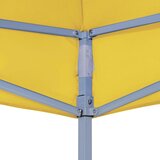 Krov za šator za zabave 4,5 x 3 m žuti 270 g/m² | shoptok.hr