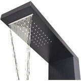 PANEL za tuš aluminij mat črne barve | Shoptok.si