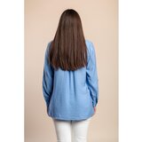 Fenzy Bluza Plus Veličine, Svijetloplava | shoptok.hr