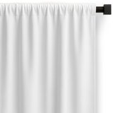 Restilo curtain CARLI color white plain style classic tape type of material - textiles oxford 200x270 Cijene