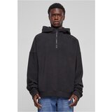 Urban Classics Men's Oversized Half Zip Hoody Black Fleece Sweatshirt Cene