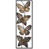 Wallity Metalni zidni ukras 100x35 cm Butterfly -