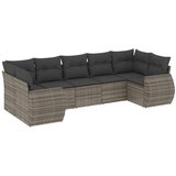  7-dijelni set vrtnih sofa sivi od poliratana | shoptok.hr