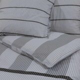  Set posteljine za poplun sivi 220 x 240 cm pamučni | shoptok.hr