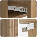  Stenski nočni omarici 2 pcs Artisan hrast 33 x 34,5 x 40 cm, (5000209739) | Shoptok.si
