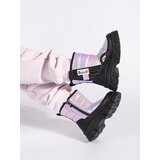 Shelvt Girls' quilted snow boots with gloss | shoptok.hr