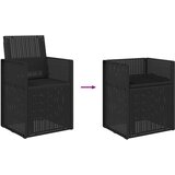  Vrtne stolice za blagovanje 2 pcs Antracit 53 x 47 x 88,5 cm PP | shoptok.hr