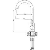 Quadron Set korita in armature LUKE 90 + KATE, black metal | Shoptok.si