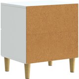  Noćni ormar Bijela 43 x 34,5 x 48 cm Konstruirano drvo | Eponuda.com