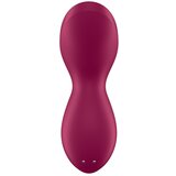 Satisfyer Exciterrr - Vrtljivi vibrator za klitoris s kroglicami (rdeč) Cene