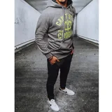 DStreet AX0590 gray and black men's tracksuit