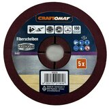 CRAFTOMAT Vlaknasti diski (Premer: 125 mm, Zrnavost: 100, 5 kos) | Shoptok.si