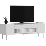 Hanah home tv polica Dekolp4 white silver