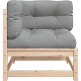  Kutna vrtna sofa od masivne borovine s jastucima | shoptok.hr