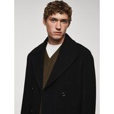MANGO MAN Prehoden plašč 'Fisal' črna | Shoptok.si