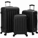 Kofer s zaključavanjem 3 pcs Crna 50 x 31 x 78 cm ABS plastika | shoptok.hr