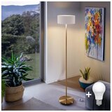 led podna lampa tunja 1xE27/20W/230V preč. 30 cm zlatna/bela | Eponuda.com