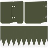  Ograda oko Travnjaka 20 pcs 103 x 20 cm metal Maslinastozelena | Eponuda.ba