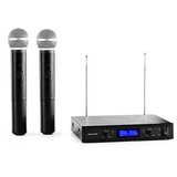 Auna VHF-400 DUO 1, 2-KANALNI SET VHF BREZŽIČNIH MIKROFONOV, 1 X SPREJEMNIK, 2 X ROČNI MIKROFON Cene