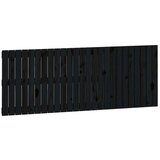  Stensko posteljno vzglavje črno 159,5x3x60 cm trdna borovina, (20738984) | Shoptok.si