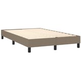  Krevet s oprugama i madracem smeđesivi 120 x 200 cm od tkanine | shoptok.hr