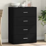 vidaXL Komoda crna 60x31x84 cm od konstruiranog drva Cijene