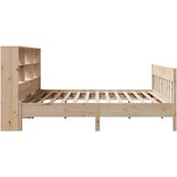  Okvir kreveta bez madraca 200 x 200 cm od masivne borovine | shoptok.hr