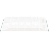  Rastlinjak z jeklenim okvirjem bel 18 m² 6x3x2 m | Shoptok.si