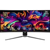 MSI MAG 341CQPDE QD-OLED Gaming Monitor - UWQHD 175 Hz 0.03 ms OLED Care 2.0 HDMI 2.1 with 48Gbps bandwidth 120Hz VRR and ALLM support u